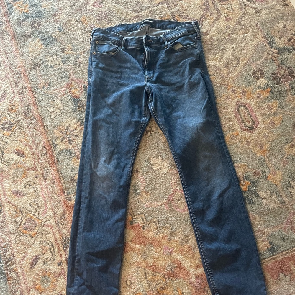 Express Dark Blue Denim Jeans